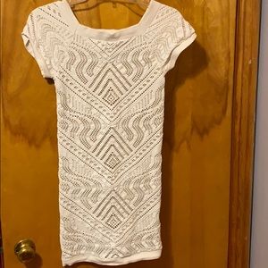 White mini dress